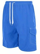 Men Swim Shorts 3 Pockets Swimming Trunks Car...