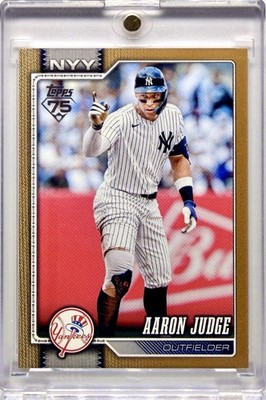2026 Topps Series 1 Gold Border Parallel AARON JUDGE #1 Yankees 