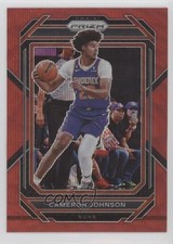 2022-23 Panini Prizm Ruby Wave Prizm Cameron Johnson #126 1u6