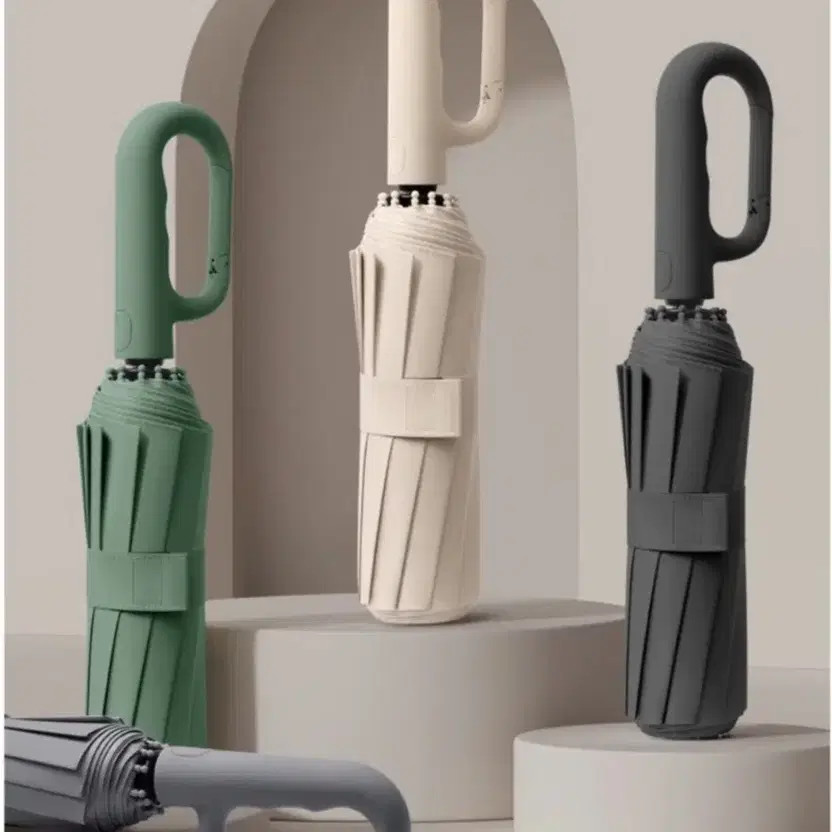 Premium 3-Section Automatic Umbrella, Durable 6 C… - image 6