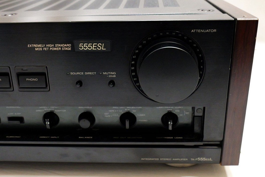 Sony TA-F555ESL Stereo Power Amplifier MOS FET AC100V 50Hz/60Hz