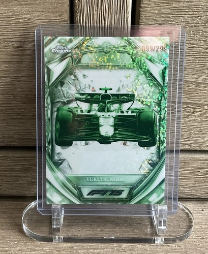 2025 Topps Chrome F1 Diamond 75th Yuki Tsunoda Night Visions 99/299 - Picture 1 of 2