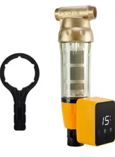 iSpring WSP50ARB Spin Down Sediment Water Filter,Auto Flushing Module,Pre filter