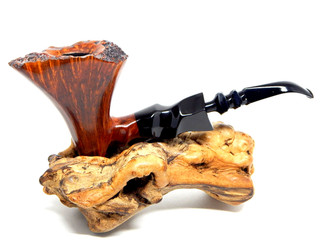 KERRY S. WATHEN 1976 HIGHEST GRADE "REFLECTION" XXL PLATEAU FREEHAND ESTATE PIPE