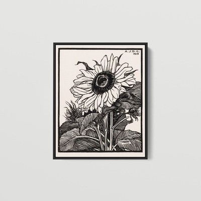 Julie De Graag - Sunflower - Art Print on Paper or Canvas