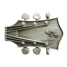 Vintage Style Guitar Music Belt Buckle also Stock in the US