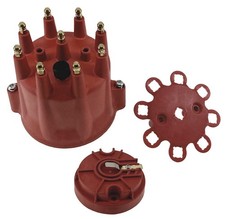 Ignition Distributor Cap & Rotor Kit for Chevy Marine V8 HEI Tower 84333 84335