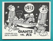 1967 R.G. Laughlin B&W #10 1913 World Series Philadelphia A's  VS New York Giant