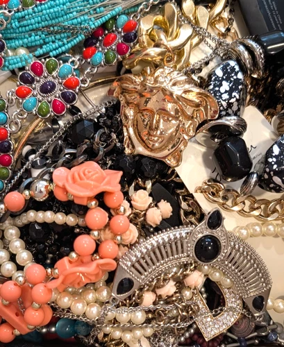 Huge Lot 20 Lb Estate Costume Fashion Jewelry Wearable Vintage & new many w tags