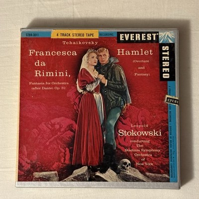 REEL TO REEL 4 TRACK INLINE - TCHAIKOVSKY - F. DA RIMINI HAMLET STOKOWSKI -7 1/2