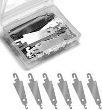 60pcs Stainless Steel Needle Threader Embroidery Cross Stitch Needlethreading To