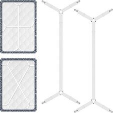 Bed Sheet Straps, 2Pcs Elastic Adjustable Bed Sheet Holder Straps, Fitted Sheet