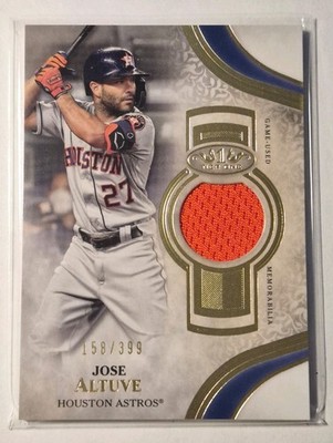 2021 Topps Tier One Relics Jose Altuve #T1R-JAL /399 