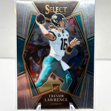 2021 Panini Select Premier Level Trevor Lawrence #143 Rookie Card. rookie card picture