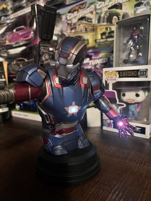 Gentle Giant Marvel Iron Man 3 Iron Patriot Exclusive Mini Bust 1/6 Scale New