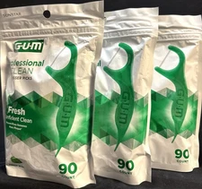 GUM pro clean flosser picks fresh confident clean 270 total count