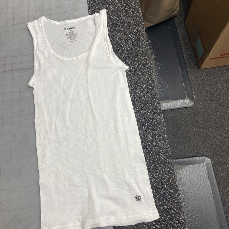 Element Skateboarding Tank Top Shirt Mens Size small White