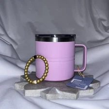 NWT Good Crofton Double Wall Stainless Steel Mug 16.9 Oz with a Lokai Bracelet