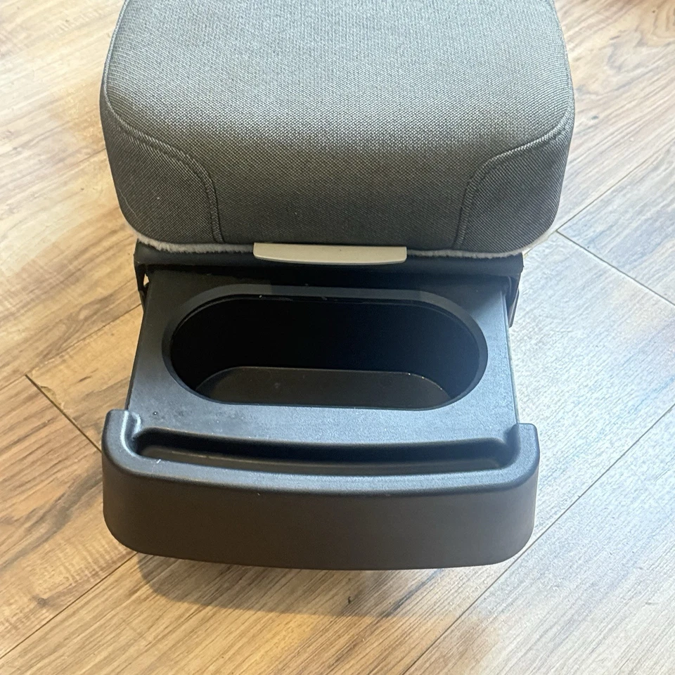 Asiento de salto de consola central Ford F150 F-150 09-14 con ropa de piedra de almacenamiento OEM Foto 3 de 4