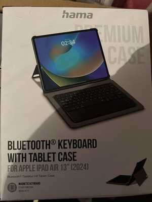 hama bluetooth keyboard with tablet case ipad air 13  (2024), Für Apple iPad Air