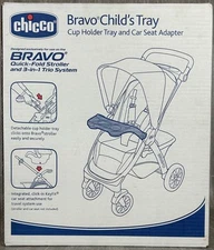 Chicco Bravo Child's Tray For Bravo quick-fold stroller and 3-in-1 Trio system