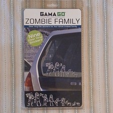 Set Of 9 Zombie Family Vinyl Car Decal Window Stickers Mom Dad Kids Cat Dog Set Of 9 Zombie Family Vinyl Car Decal Window Stickers Mom Dad Kids Cat Dog