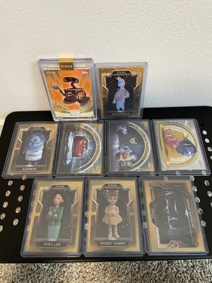 Lot of 9 Cards From 2025 Disney Pixar Gold Hobby Box, Wall-e /25 Wade Ripple /50