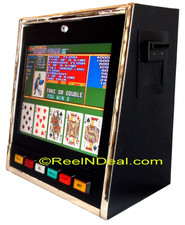 Amcoe Parrot Poker III Video Poker Game in a Cherry Master 8-Liner Slot Machine