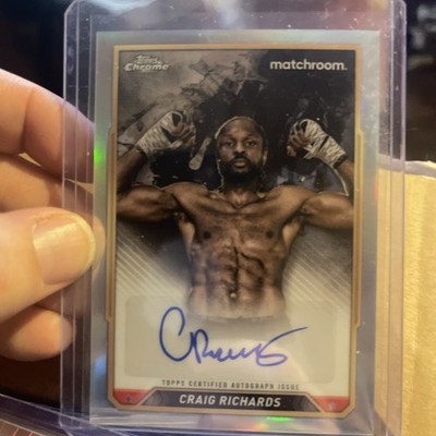 2024 Topps Chrome -Autographs Craig Richards,  #CBA-CRS Gold Refractor /50 (AU)