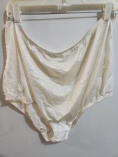 Vanity Fair 13801 Lace Leg Panty Panties Ivory Vintage Nylon Size 11