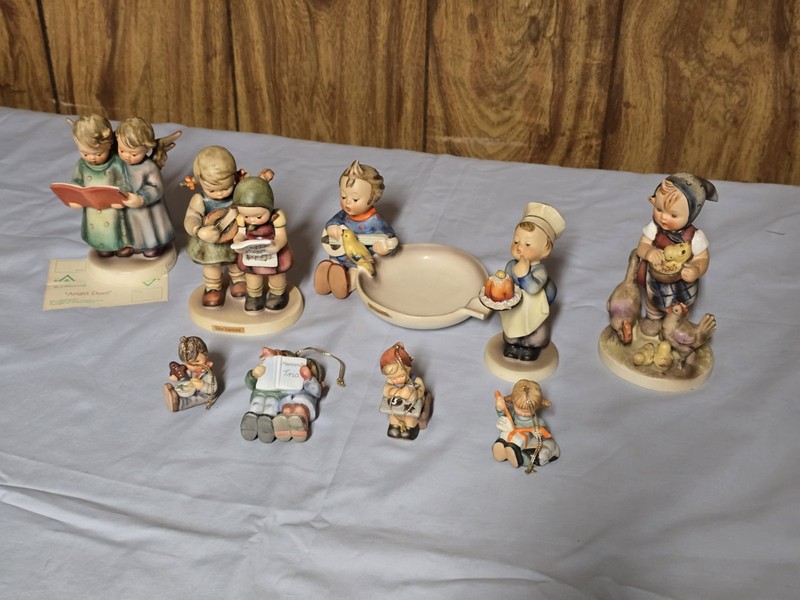 Rare Hummel Figurines Germany Lot of 9 Excellent Condition