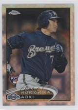 2012 Topps Chrome X-Fractor Norichika Aoki #184 0a1
