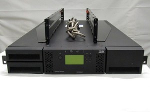 IBM TS3100 24-Slot Tape Library Ultrium LTO-4 3573-L2U Broken Mag Cover