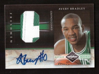 2010-11 Panini Limited Avery Bradley Freshmen Rookie Jersey Patch Auto Gold /10