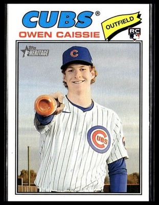 2026 Topps Heritage 360 Owen Caissie Chicago Cubs RC Short Print SP