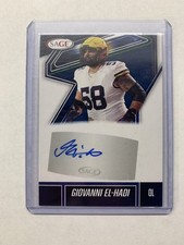 Giovanni El-Hadi 2026 SAGE HIGH BLACK ROOKIE AUTO #A-GEH MICHIGAN WOLVERINES