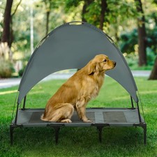 Elevated Pet Bed Dog Foldable Cot Tent Canopy Instant Shelter Outdoor
