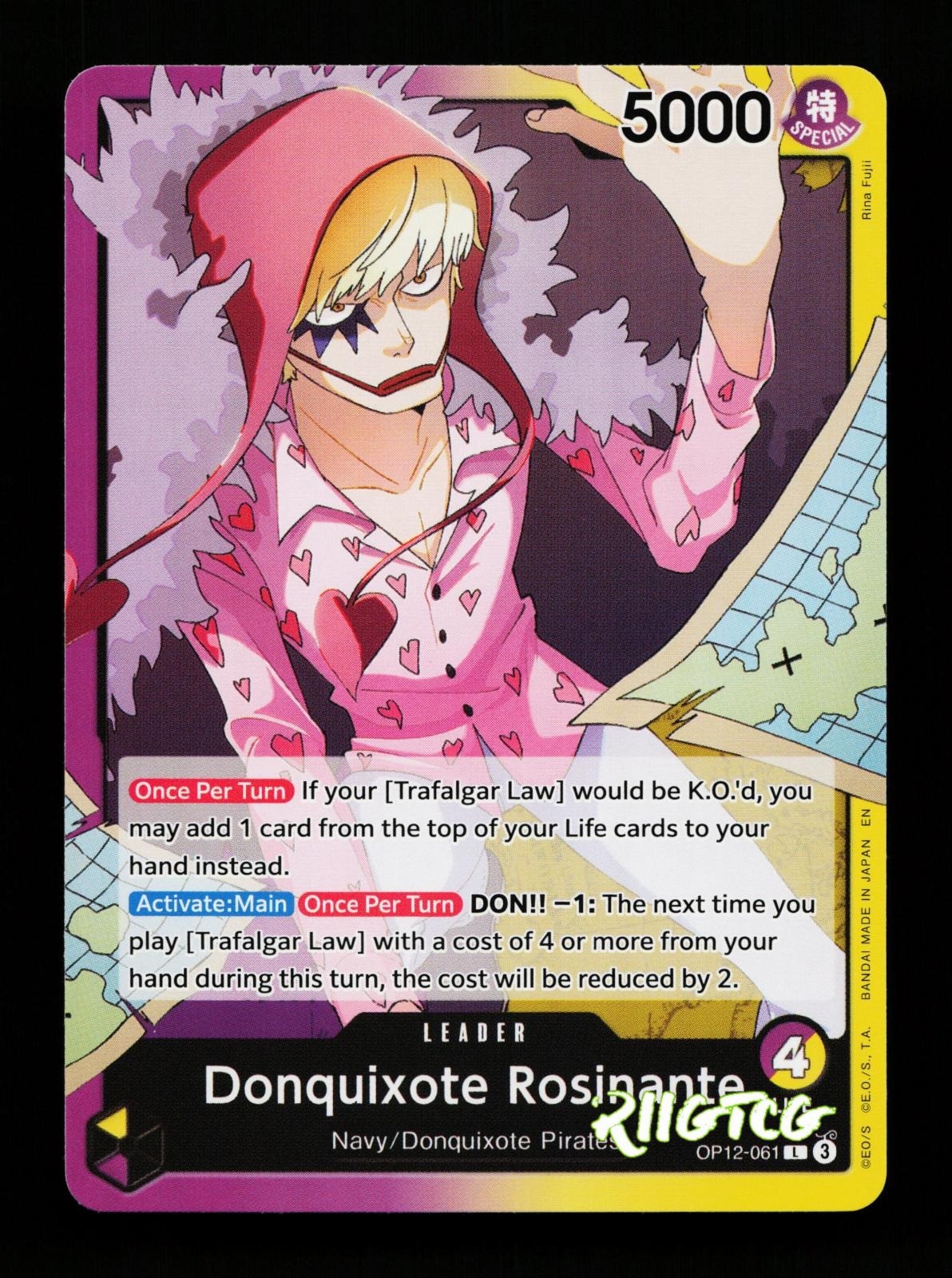 Donquixote Rosinante (061) OP12-061 Legacy of the Master NM One Piece