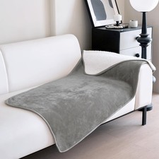 gogobunny Dog Blanket Waterproof Reversible Sherpa Fleece Furniture Cover 30x70