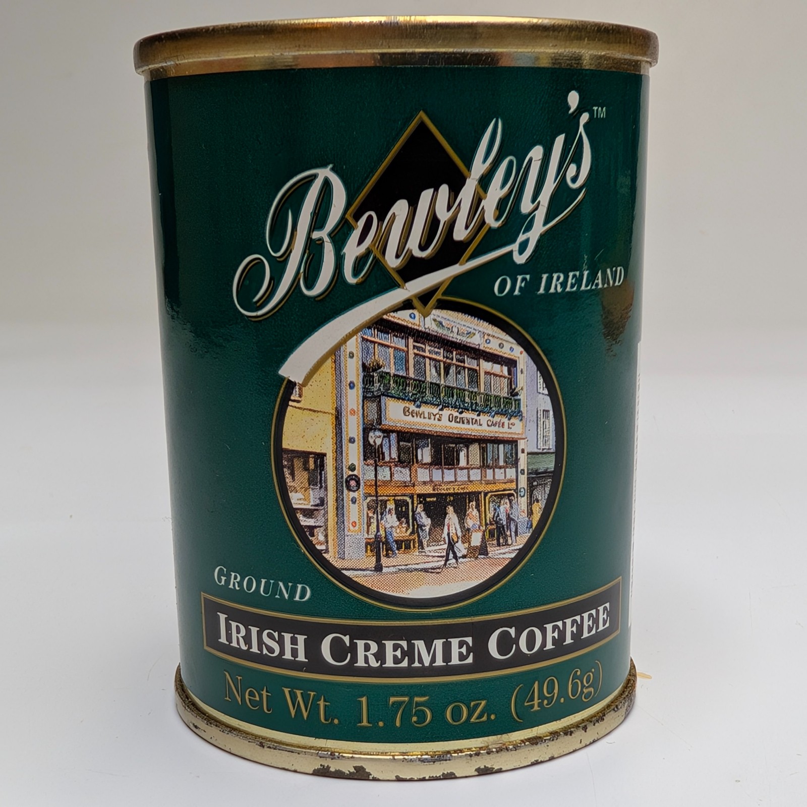 Bewley's of Ireland Ground Irish Creme 1.75oz Coffee Can Gre