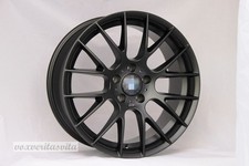 18 Matte Black Csl Zcp Style Wheels Fits Bmw 128i 135i E82 E36 3 Series