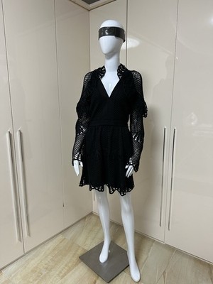 Damenkleid Größe 38 Self-Portrait Schwarz