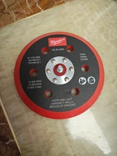 Milwaukee 49-36-2584 6" Hook and Loop Sander Backing Pad - Firm New Old Stock