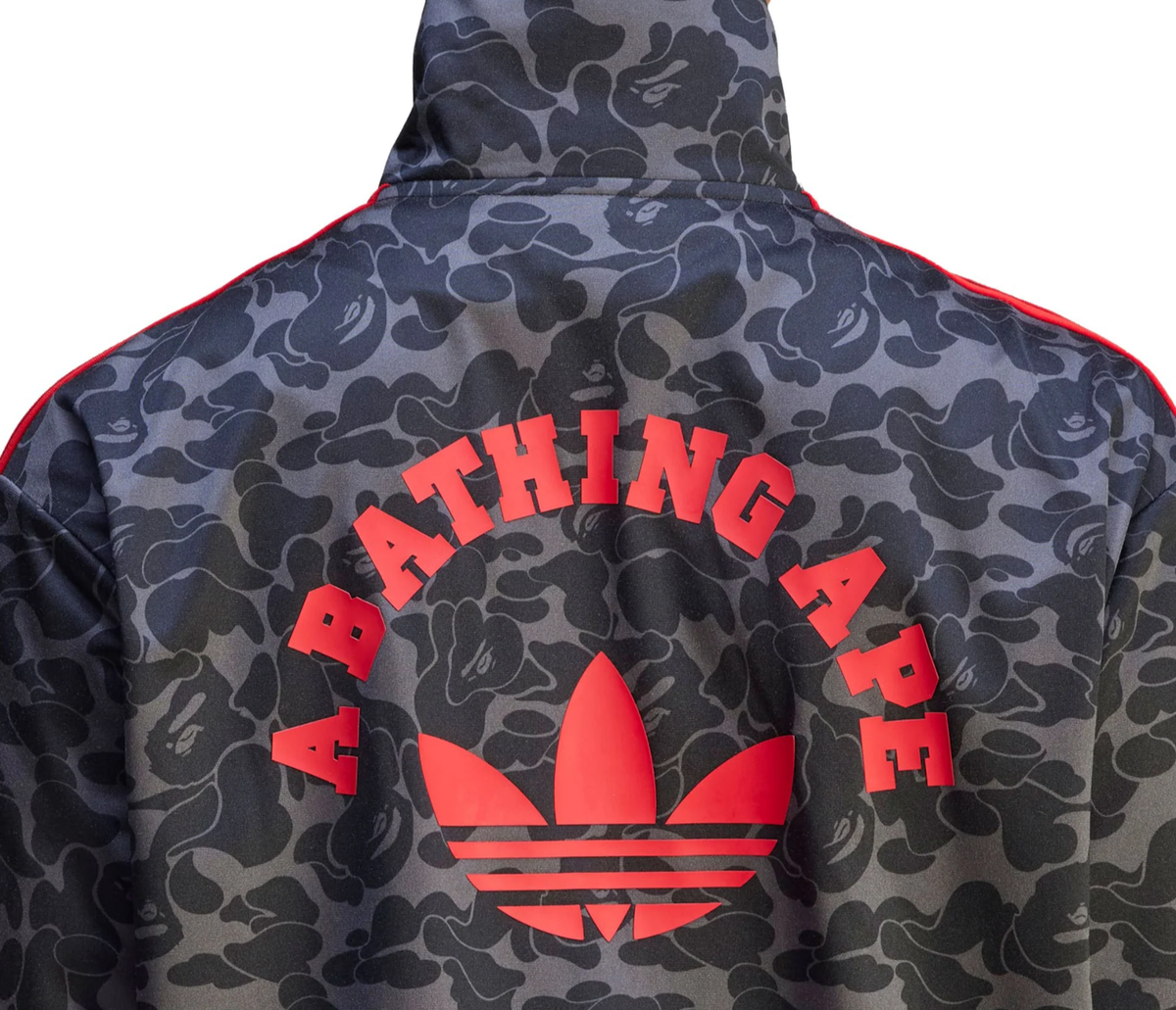 Bape x adidas Originals Firebird Black Full Set Tracksuit Track
