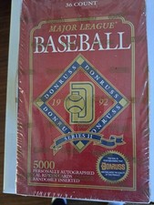 1992 Donruss Series 2 Baseball Factory Sealed Box - 36 Packs
