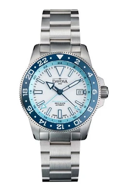 Davosa Argonautic World Traveller GMT 161.542.40 Automatic Weiß/Blau Ø 41,5mm - Bild 1 von 2