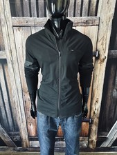 Men  s Vuori Long Sleeve All Black Full Zip Micro Fiber Jacket Size Large