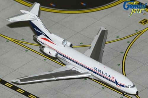 1/400 DELTA AIR LINES B727-100 N1633 (WIDGET LIVERY - POLISHED BELLY) GJDAL2355