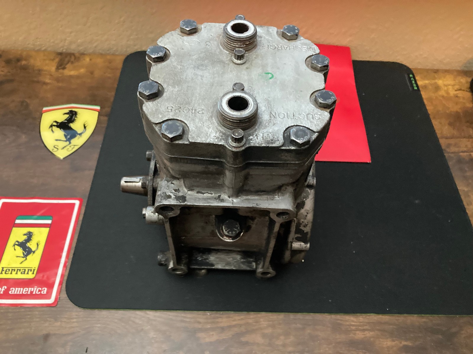 1972 Ferrari Dino 246 308 Air Conditioning A/C Compressor HG 700AP Aspera Frigo.