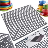 SpüLmatte Rutschfest 33X28Cm Gummi Grau Abtropfmatte Orion 150918